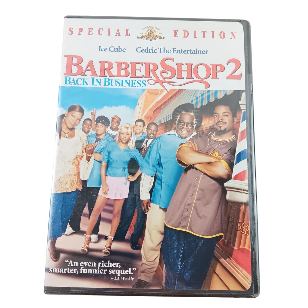 Barbershop 2 Back In Business DVD Special Edition Ice Cube PG-13 Comedy MGM
